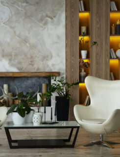interior-room-design-with-armchair-potted-plants